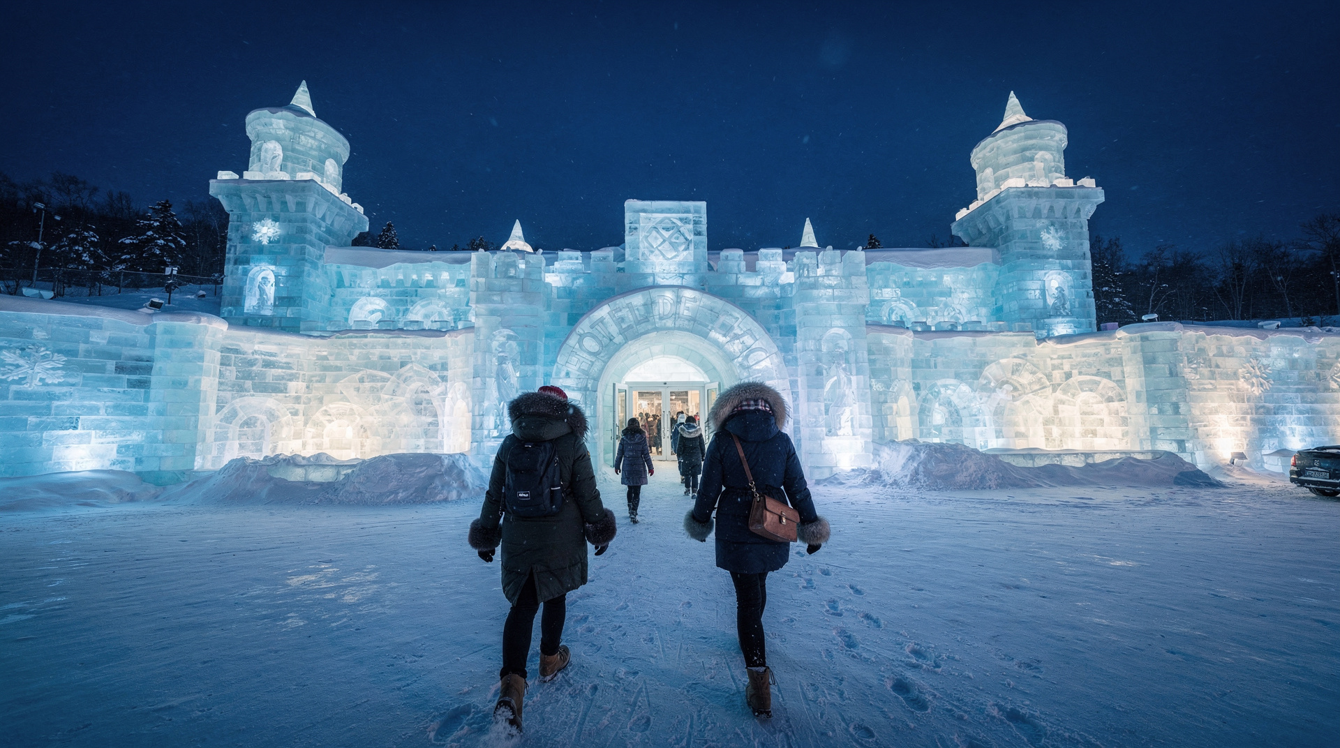 Hôtel de Glace 2026 : les nouveautés de cet hiver — L'Hôtel de Glace a ouvert mi-janvier 2026 avec un nouveau thème architectural. V