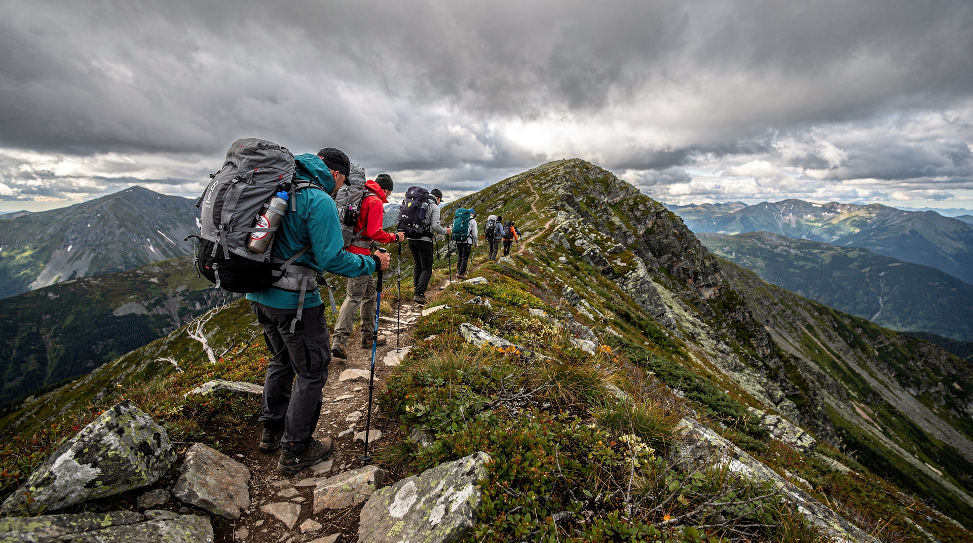 Trekking de varios días en la Gaspésie y los Chic-Chocs — Trekking de varios días en la Gaspésie: Mont-Albert, caribúes de Mont Jacques-Ca