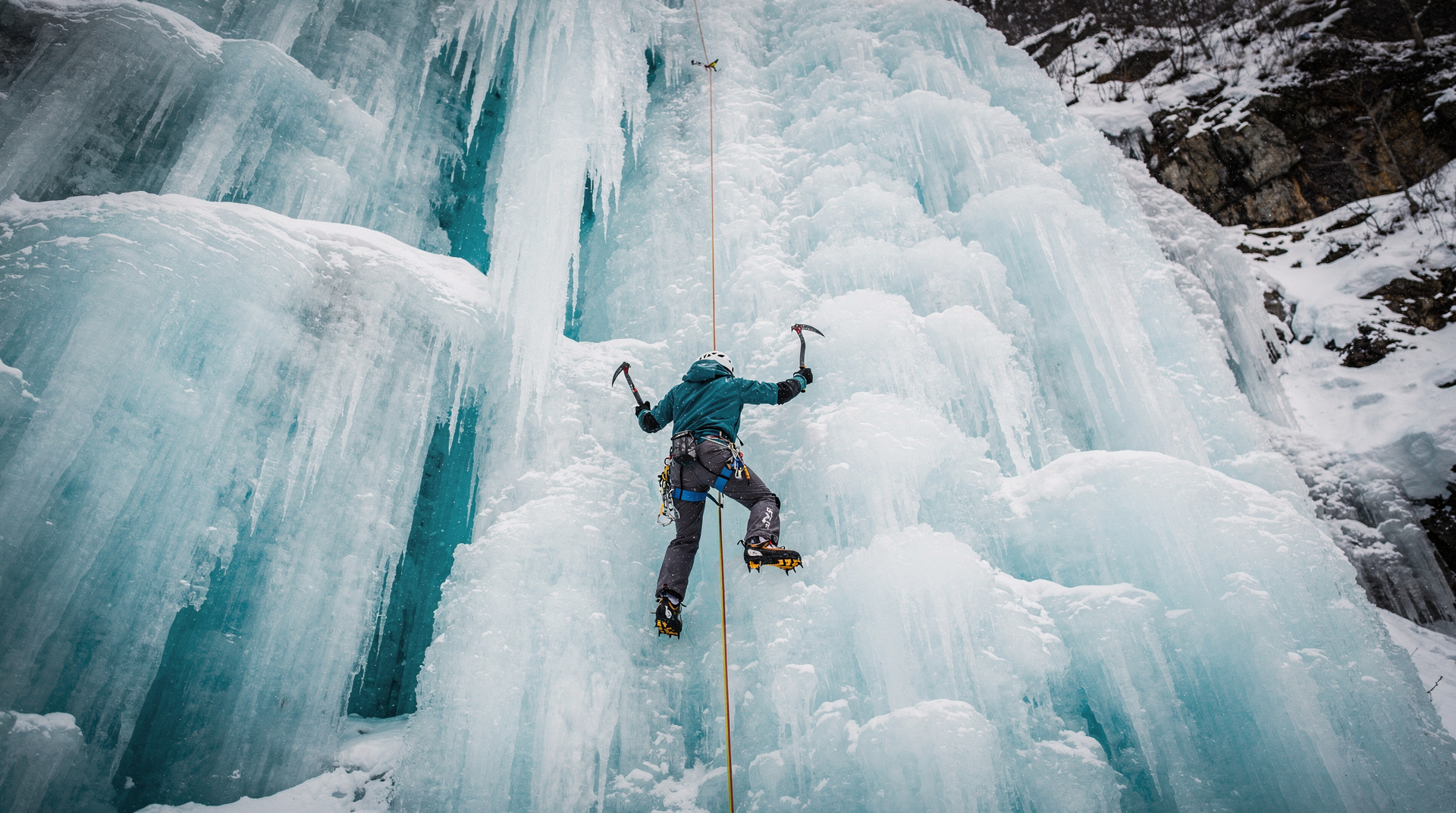 Escalada en hielo en Québec: de Mont-Tremblant a Pont-Rouge — Escalada en hielo en Québec: iniciación en Mont-Tremblant, cascadas avanzadas en