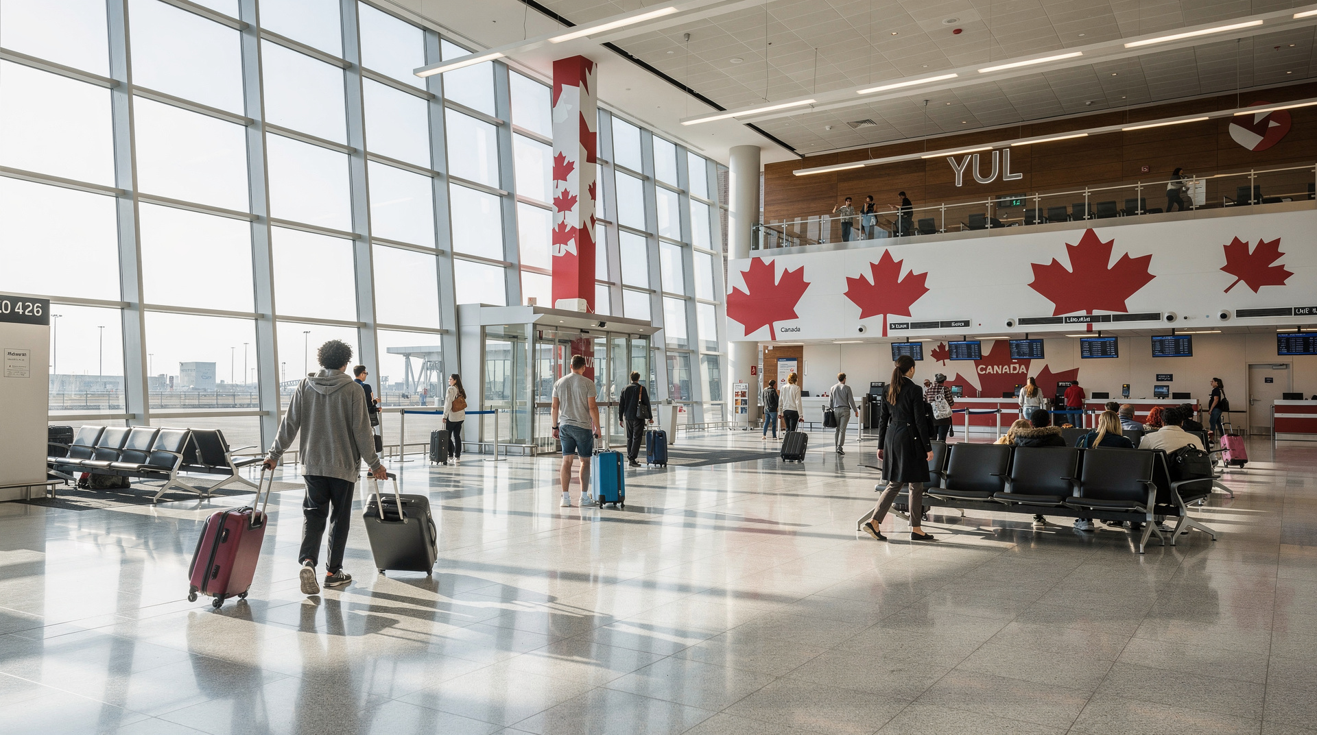 Guide de l'aéroport YUL de Montréal : arriver et partir — Guide complet de l'aéroport Montréal-Trudeau (YUL) : terminaux, douanes, transpo