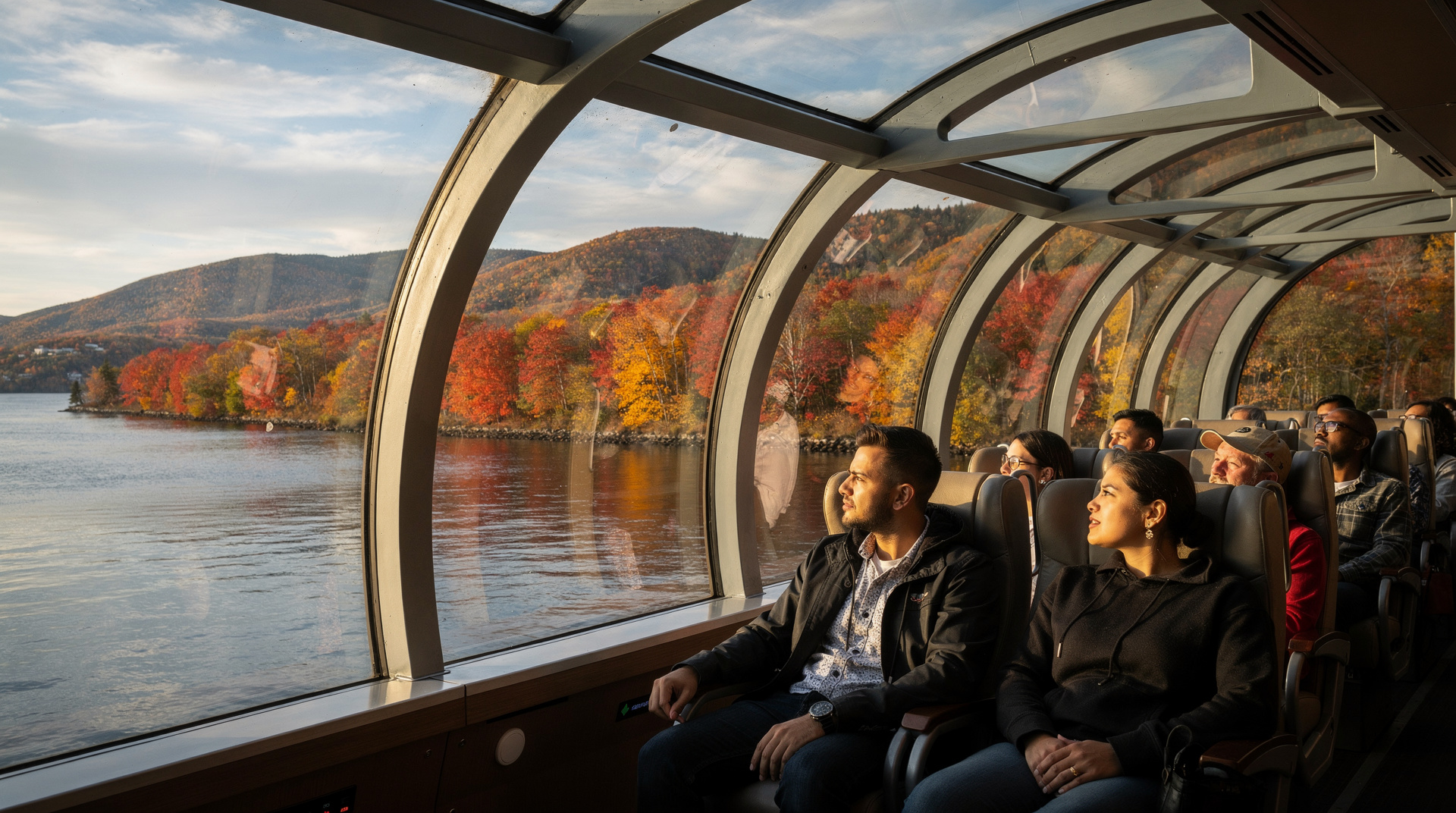 Train de Charlevoix : le trajet panoramique de Québec à La Malbaie — Tout sur le Train de Charlevoix : itinéraire de Québec à La Malbaie, arrêts, pri