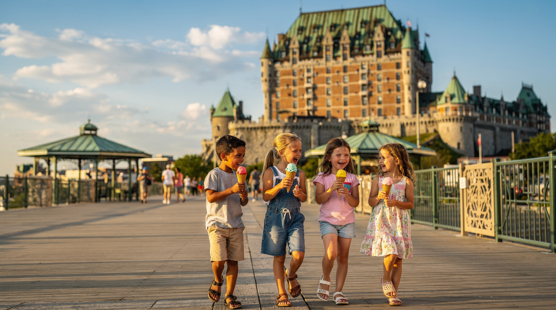 Québec 7 días en familia — verano — 7 días en familia en Québec: Montréal con niños, Mont-Tremblant, Québec City e Î